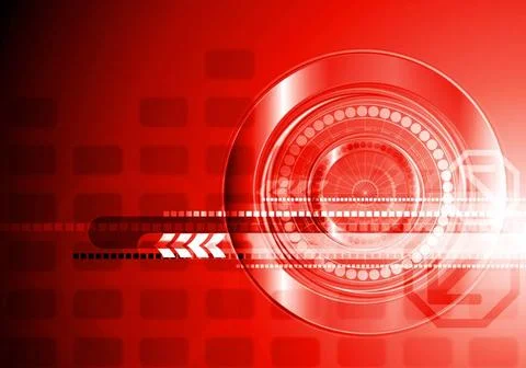 Abstract red technology background. Vector illustration eps 10 Abstract re... 스톡 사진