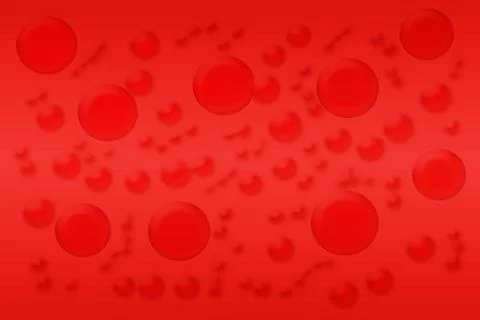 Abstract red theme background with bubbles Stock Illustration