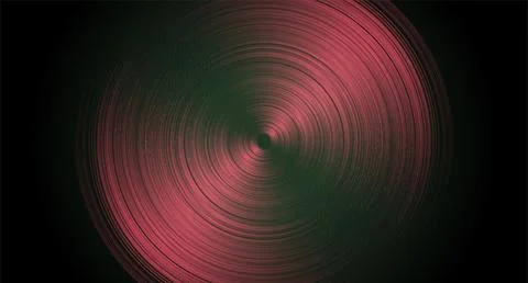 Abstract red toned metallic circles with grungy grainy texture Illustrazione stock