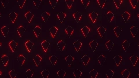 Abstract red triangular lines on dark background Stock Footage 322797475