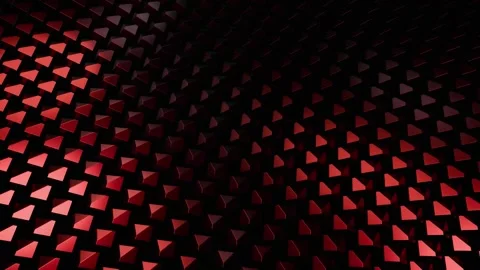Abstract Red Triangular Pattern: A Deep Dive into Geometric Design Stock Footage 305245741