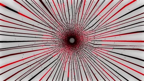 Abstract Red tunnel background - red background Vj loop Stock Footage 204973015