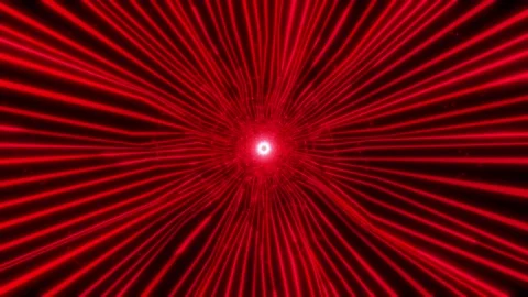 Abstract Red tunnel background - red background Vj Stock Footage 220560432