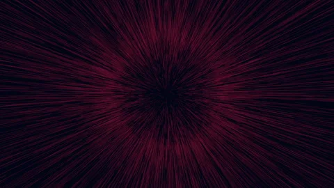 Abstract red warp speed starfield tunnel background with radial motion lines 스톡 동영상 332107721