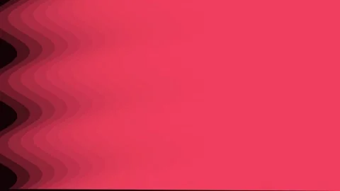 Abstract Red Wave Background Flowing Smooth Gradient Energy Backdrop Stock Footage 342523545