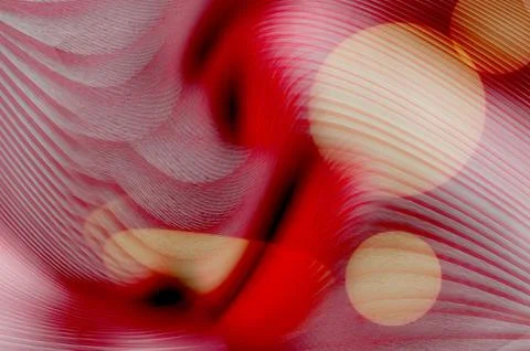 Abstract Red Wave Background With Flowing Lines, Soft Texture and Dynamic G.. Stock Illustration