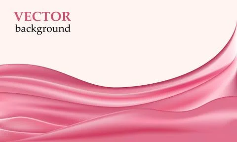 Abstract red wave background Stock Illustration