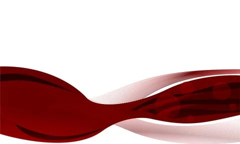 Abstract red wave concept design background Stock Illustration