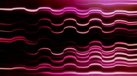 Abstract red wave flow animation with particles Stock Footage 58946247