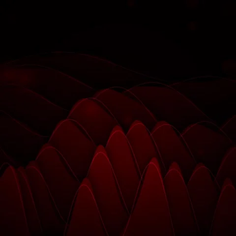 Abstract red wave lines background for modern cinematic motion graphics Stock Footage 345690147