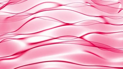 Abstract red wave in the slow motion on the white background Stock Footage 82445827