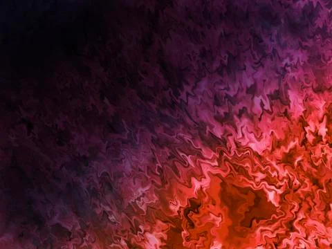 Abstract red wave vibrations. on a black background. 库存插图