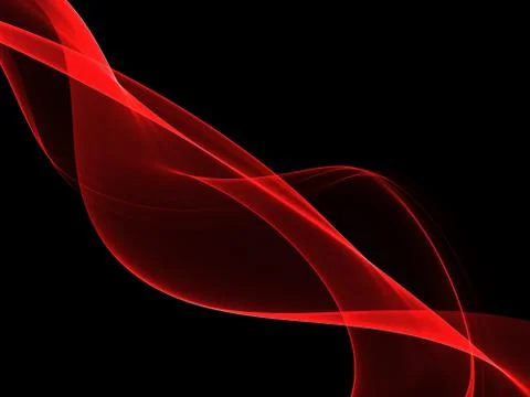 Abstract Red Waves Background Stock Illustration