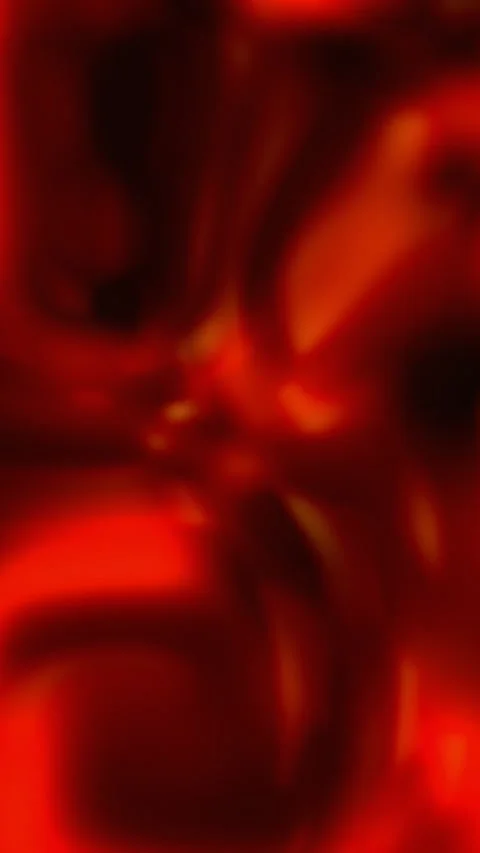 Abstract red waves on dark backdrop. 2d animation Stock Footage 346040358