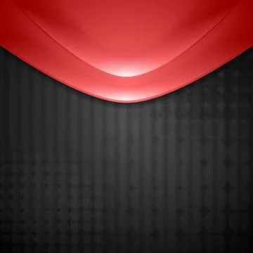 Abstract red waves design. Tech background Abstract red waves design. Tech... Foto stock