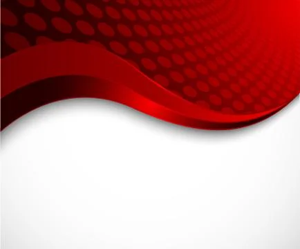 Abstract red wavy background Stock Illustration