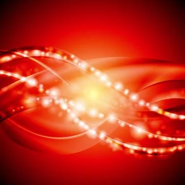 Abstract red wavy background. Vector illustration eps 10 Abstract red wavy... Stock Photos