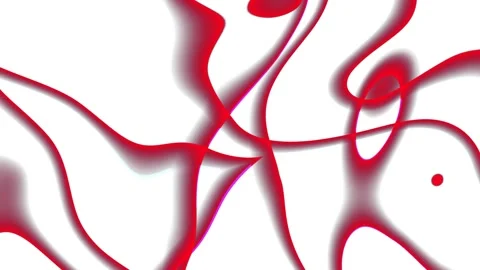 Abstract red Wavy line background 스톡 동영상 153886468