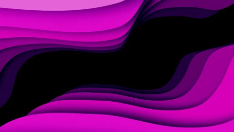 Abstract red wavy loop background Stock Footage 145754605