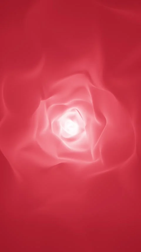 Abstract red wavy tunnel loop motion vertical background Stock Footage 341898654
