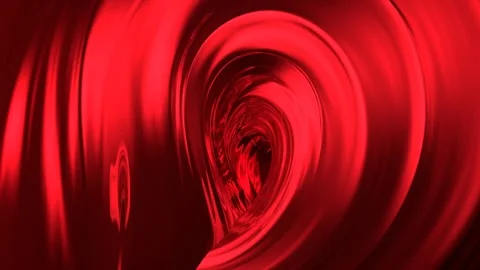 Abstract red whimsical infinity animation. Video stock 252587451
