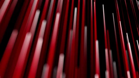 Abstract red white blurred lines vertical motion loop background Stock Footage 337851952