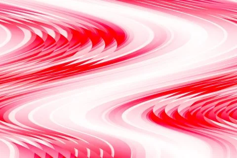 Abstract red white curves background Stock Illustration
