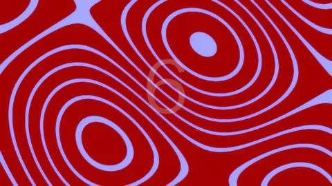Abstract red white geometric wave pattern seamless loop background video de.. Stock Footage 342204785