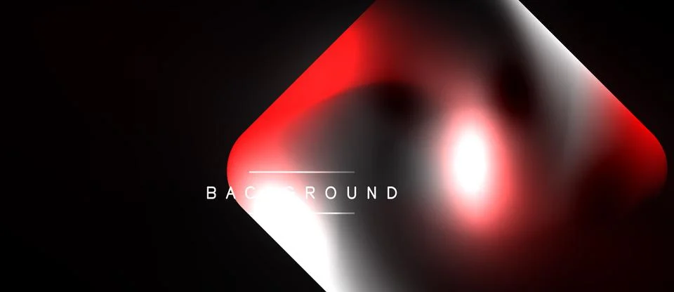 Abstract red, white gradient. Dynamic shapes suggest speed, energy. Dark Stock Illustration