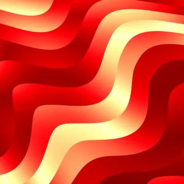 Abstract red white waves background - elegant Stock Illustration