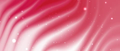 Abstract Red White Waves with Glittering Particles Motion Background 스톡 동영상 346314169