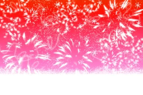 Abstract red winter background Stock Illustration