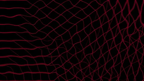 Abstract Red Wireframe Grid on Black Background 스톡 동영상 301549522