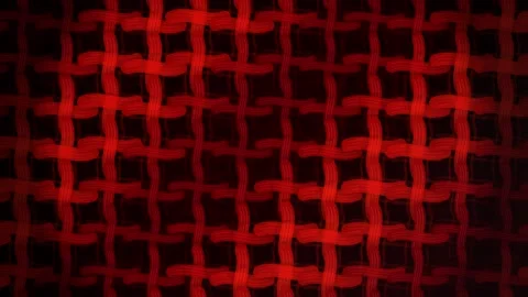 Abstract Red Woven Texture Background - Seamless Pattern Stock Footage 346660764