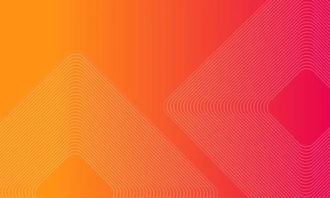 Abstract red yellow gradient background. Geometric lines pattern. Modern gr.. Stock Photos