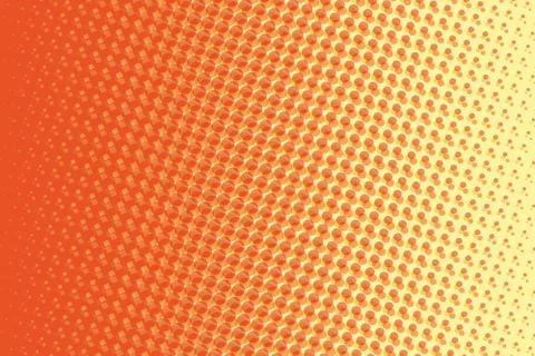 Abstract red yellow gradient pop art retro background Stock Illustration