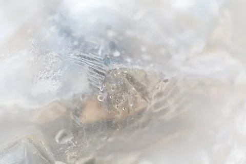 Abstract reflection wallpaper or background, with water droplets, defocused.. Stock-Fotos