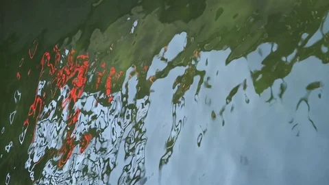 Abstract reflection on water surface background. Stock Footage 125390927