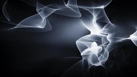 Abstract reflections, moving rays of caustics on a black background Stock Footage 311306705