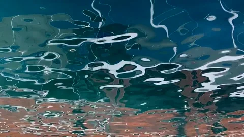 Abstract reflections on surface of water Stock Footage 139103150