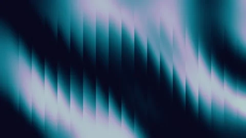 Abstract Refracted Light on Ribbed Glass - Fluid Motion with Metallic Tones Video stock 333919001