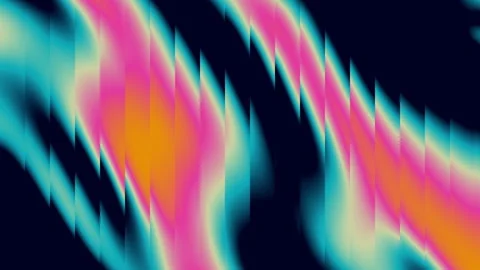 Abstract Refracted Light on Ribbed Glass - Fluid Motion Seamless Loop Video stock 333919095