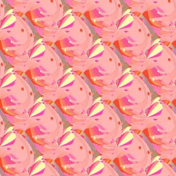 Abstract regular pattern pink violet orange yellow diagonally Stock Illustration