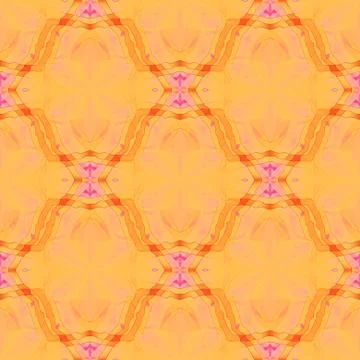 Abstract regular pattern yellow orange pink violet Stock Illustration