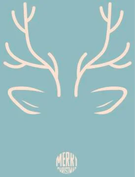 Abstract reindeer Ilustração Stock