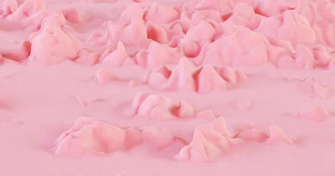 The abstract relief surface oscillates smoothly Video stock 332214963