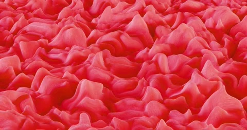 The abstract relief surface oscillates smoothly Video stock 332215115