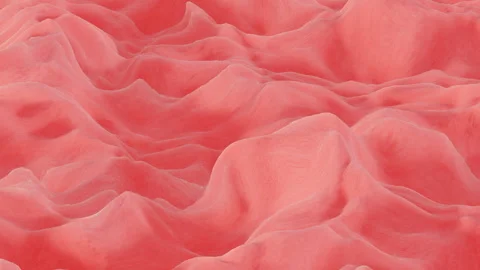 The abstract relief surface smoothly oscillates endlessly Stock Footage 332868793