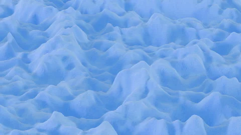 The abstract relief surface smoothly oscillates endlessly Vídeo Stock 332869667