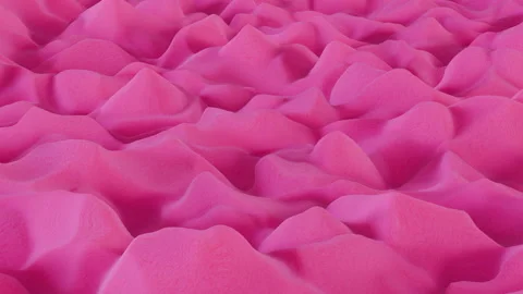 The abstract relief surface smoothly oscillates endlessly Stock Footage 332870117